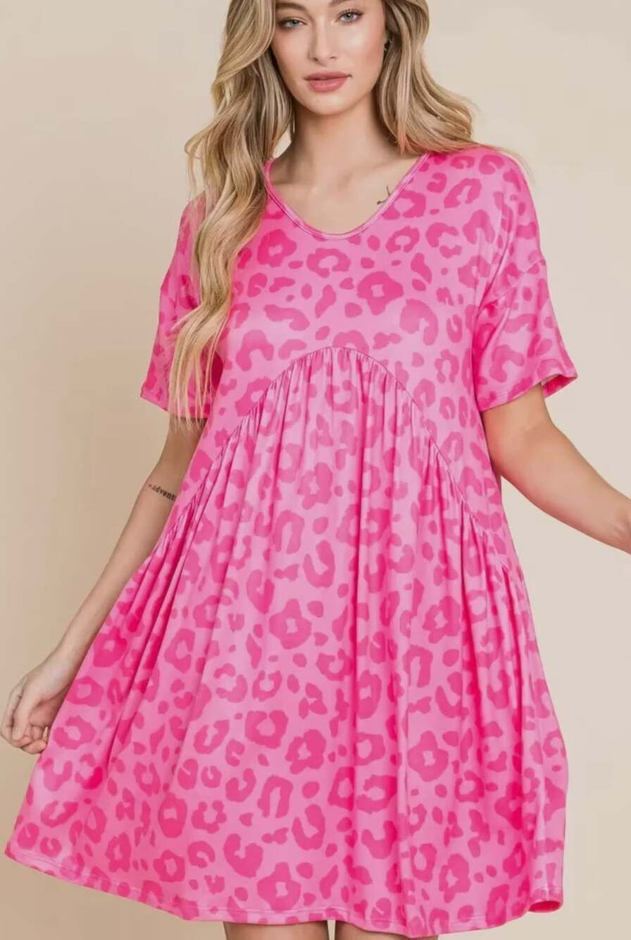 Be‎ Mine Animal Print Dress
